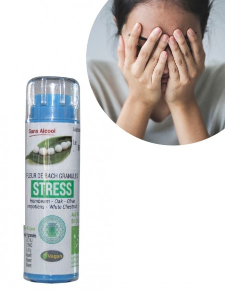 Complexe Stress Bio sans alcool – Granules Fleurs de Bach Kosmeo