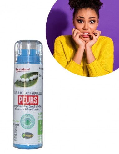 Complexe Peurs Bio sans alcool – Granules Fleurs de Bach Kosmeo
