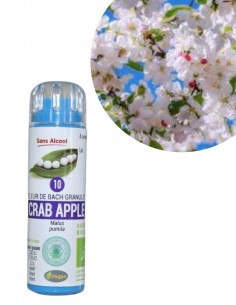 Fleur de Bach CRAB APPLE n°10 (Pommier sauvage) – granules sans alcool Kosméo