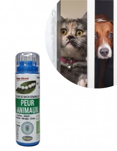 Complexe Peur Animaux Bio sans alcool – Granules Fleurs de Bach Kosmeo