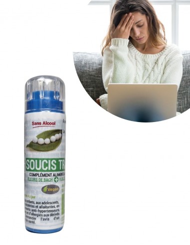 Complexe Soucis Tracas Bio sans alcool – Granules Fleurs de Bach Kosmeo