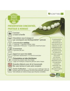 Complexe Peur Animaux Bio sans alcool – Granules Fleurs de Bach Kosmeo 2