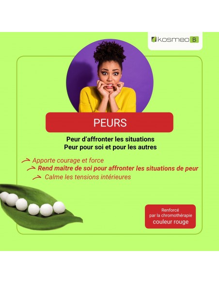 Fleurs de Bach Complexe Peurs – Aide à apaiser les peurs conscientes ou diffuses du quotidien