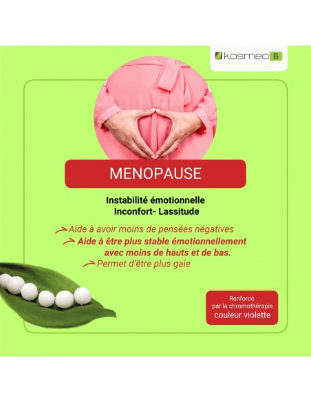 Fleurs de Bach Complexe Ménopause – Aide à vivre la ménopause avec équilibre et sérénité