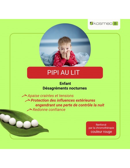 Fleurs de Bach Complexe Pipi au Lit – Aide à rassurer l’enfant et limiter les troubles nocturnes