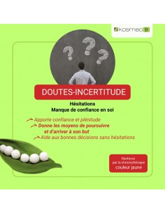Complexe Doutes Indécisions Bio sans alcool – Granules Fleurs de Bach Kosmeo 2