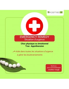 Emergency Remedy N°39 Bio sans alcool – Granules Fleurs de Bach Kosmeo 2