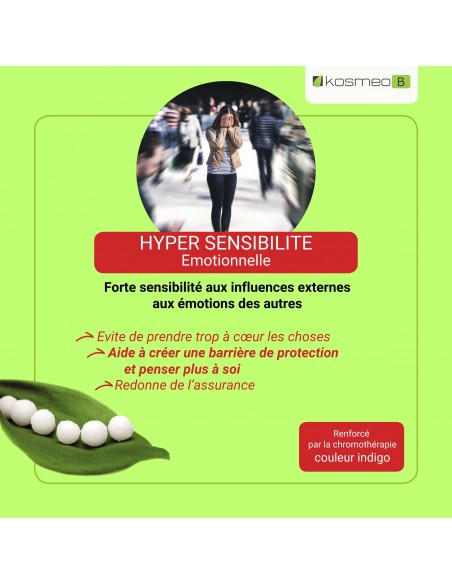 Fleurs de Bach Complexe Hyper Sensibilité – Aide à mieux vivre les émotions fortes et l’hypersensibilité