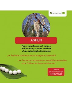 Fleur de Bach ASPEN n°2 (Tremble) – granules sans alcool Kosméo 2