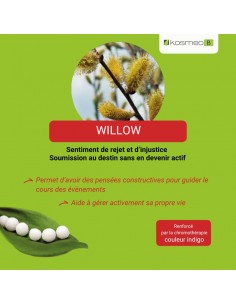 Fleur de Bach WILLOW n°38 (Saule) – granules sans alcool Kosméo 2