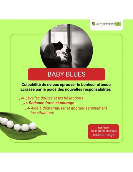 Fleurs de Bach Complexe Baby Blues – Aide à traverser le post-partum avec apaisement émotionnel