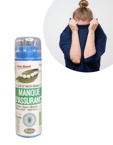 Complexe Manque d'assurance Bio sans alcool – Granules Fleurs de Bach Kosmeo