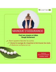 Complexe Manque d'assurance Bio sans alcool – Granules Fleurs de Bach Kosmeo 2