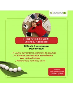 Complexe Fleurs de Bach Stress scolaire pour examens et révisions – Granules sans alcool Kosmeo 2