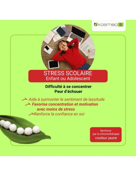 Fleurs de Bach Stress scolaire enfant et adolescent – concentration et confiance examens