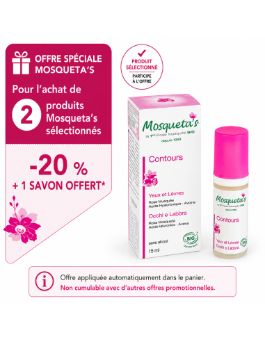 Crème Contour des Yeux Mosqueta’s – soin lissant à la Rose Musquée bio pour regard reposé et hydraté