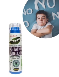 Complexe Agitation Rébellion Bio sans alcool – Granules Fleurs de Bach Kosmeo