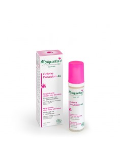 Crème Émulsion 40 Mosqueta’s – soin anti-âge global à la Rose Musquée bio pour peaux matures